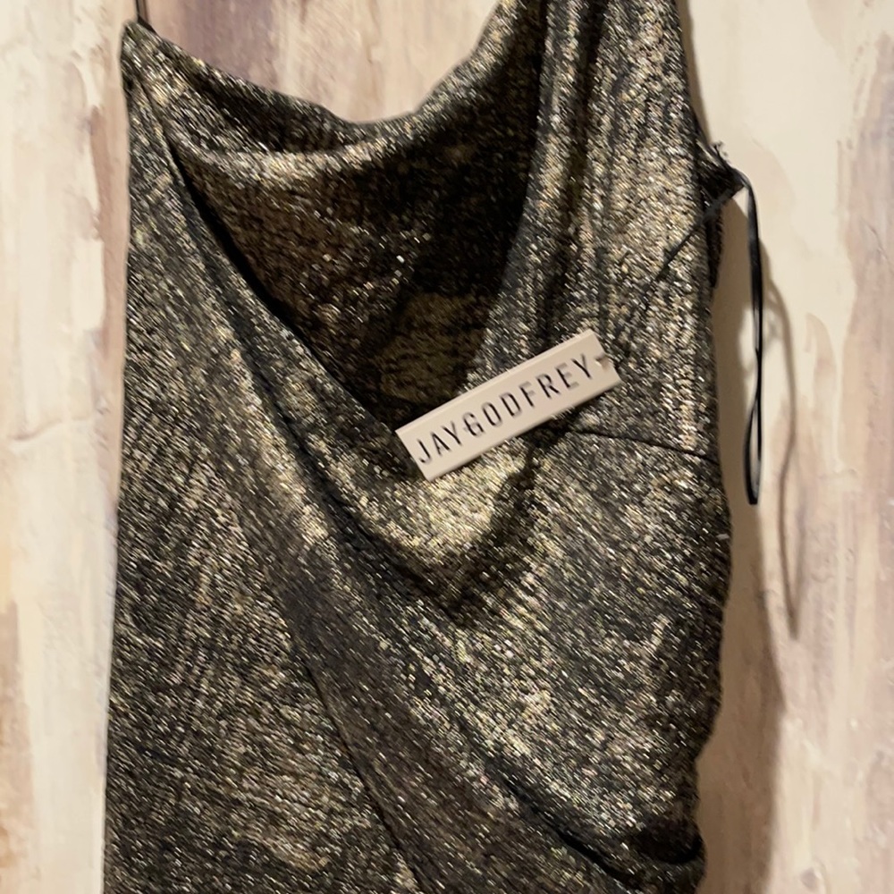 Jay Godfrey one shoulder formal gown